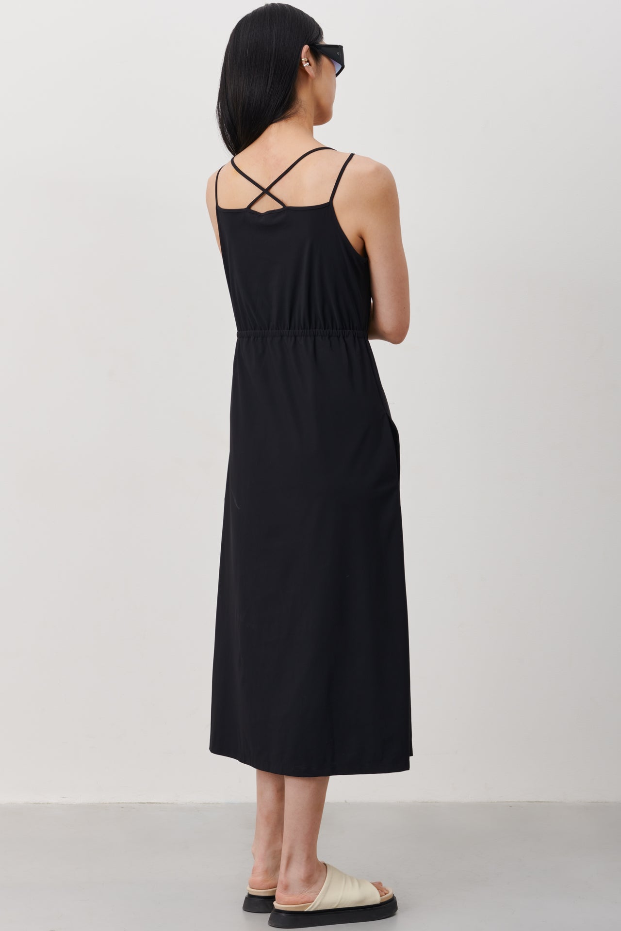 Ilze Dress Technical Jersey | Black