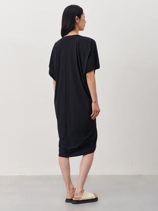 Malu Dress Technical Jersey | Black