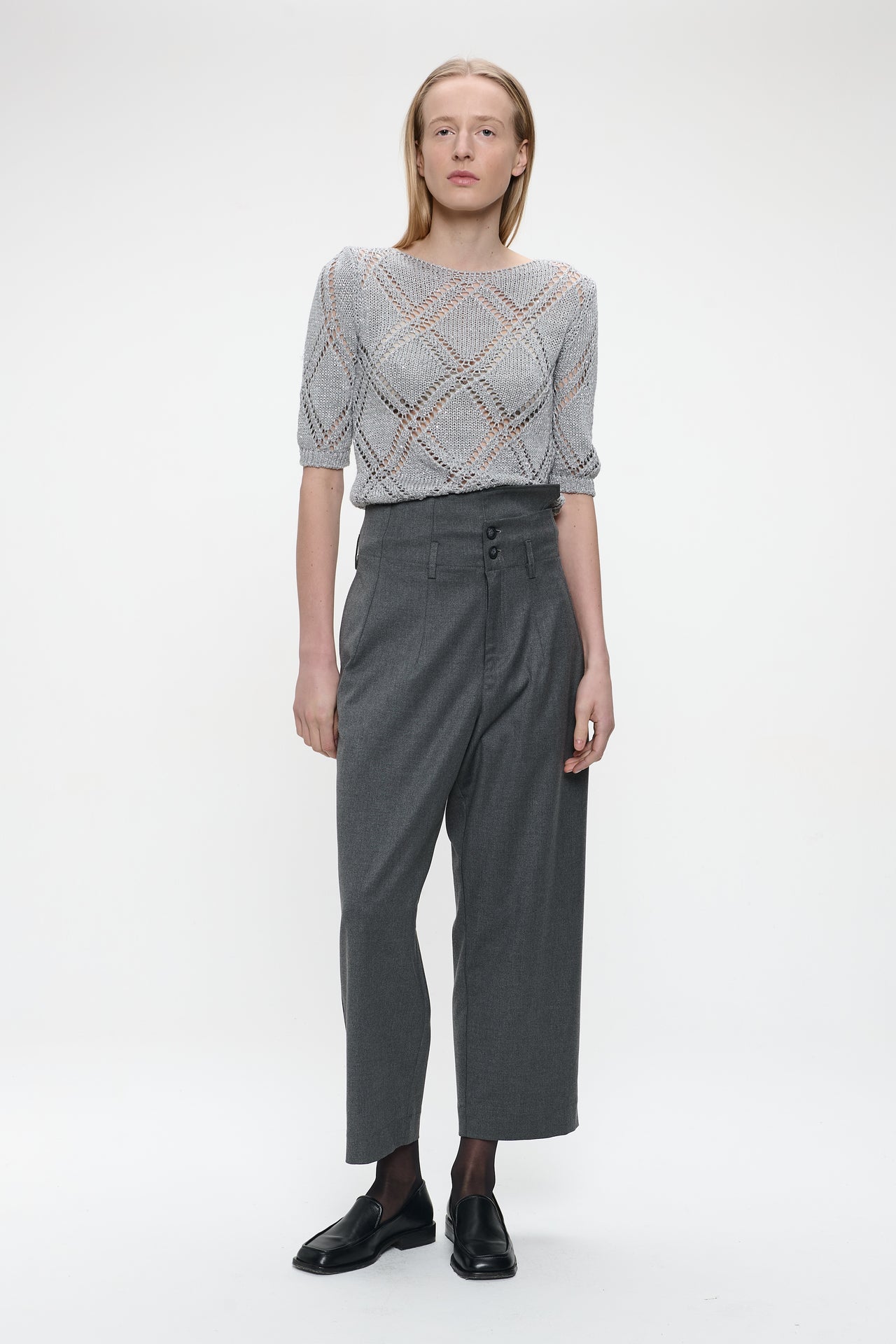 Robin viscose pants | Dark Grey