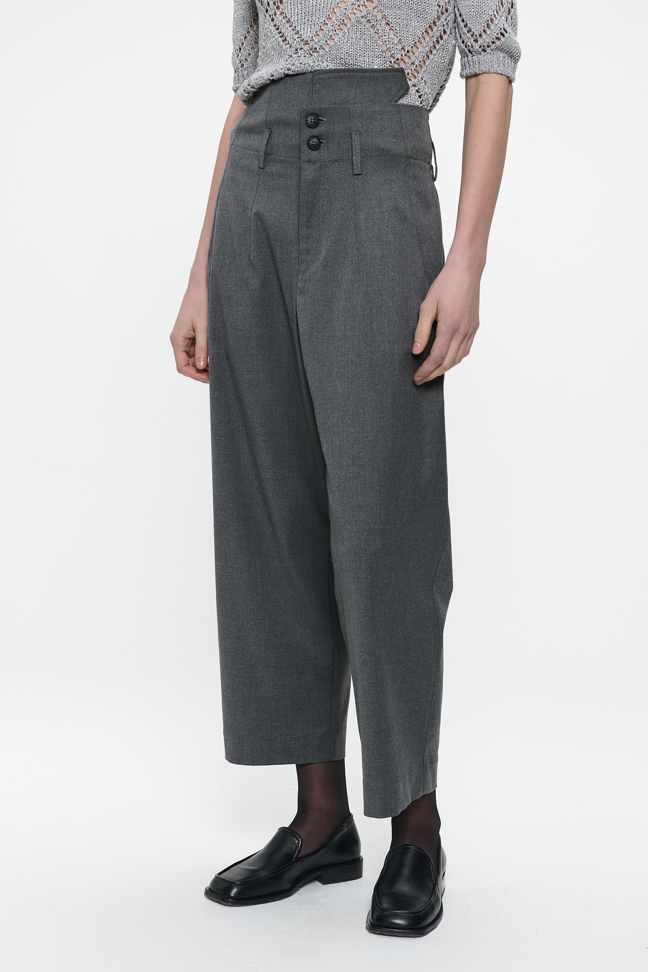 Robin viscose pants | Dark Grey