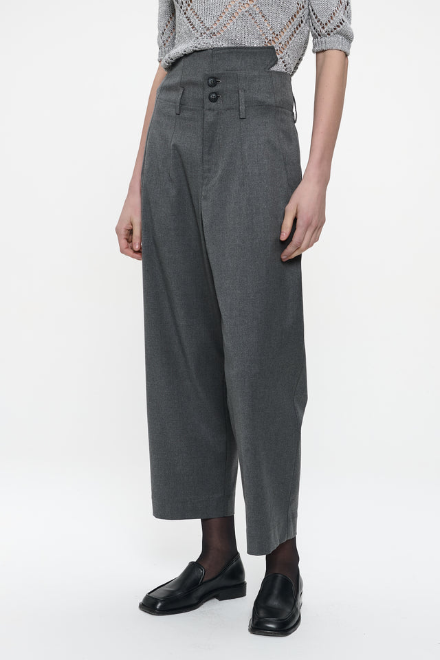Robin viscose pants | Dark Grey