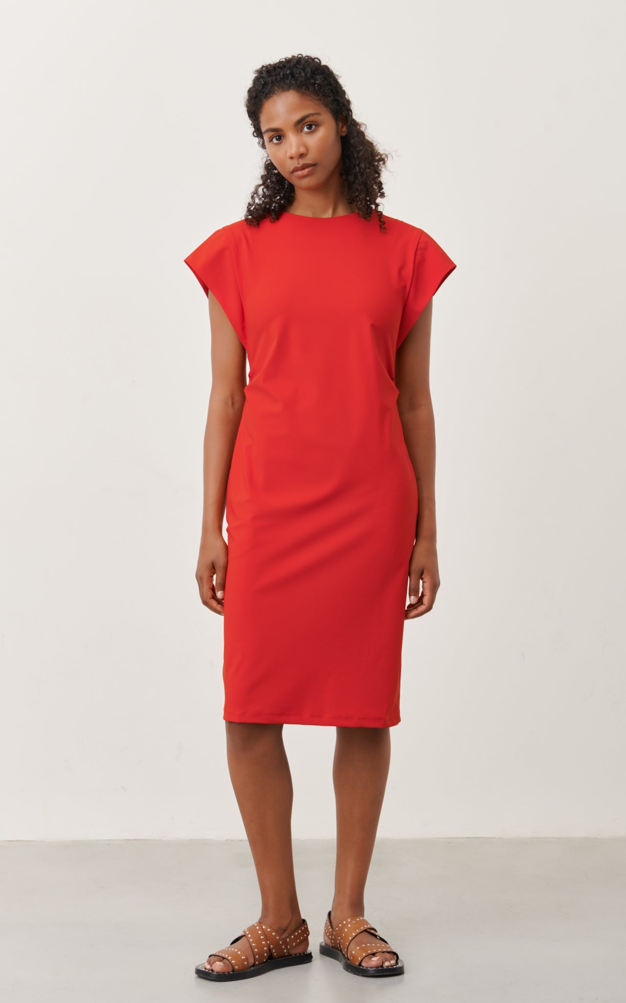 Domina Dress Technical Jersey | Red