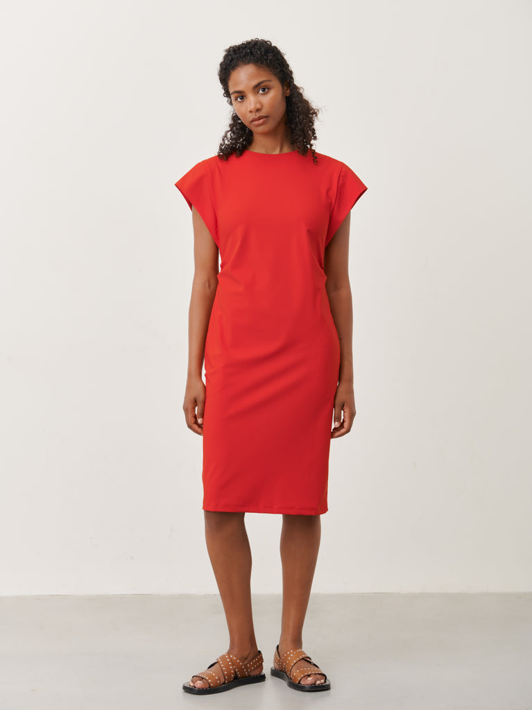 Domina Dress Technical Jersey | Red