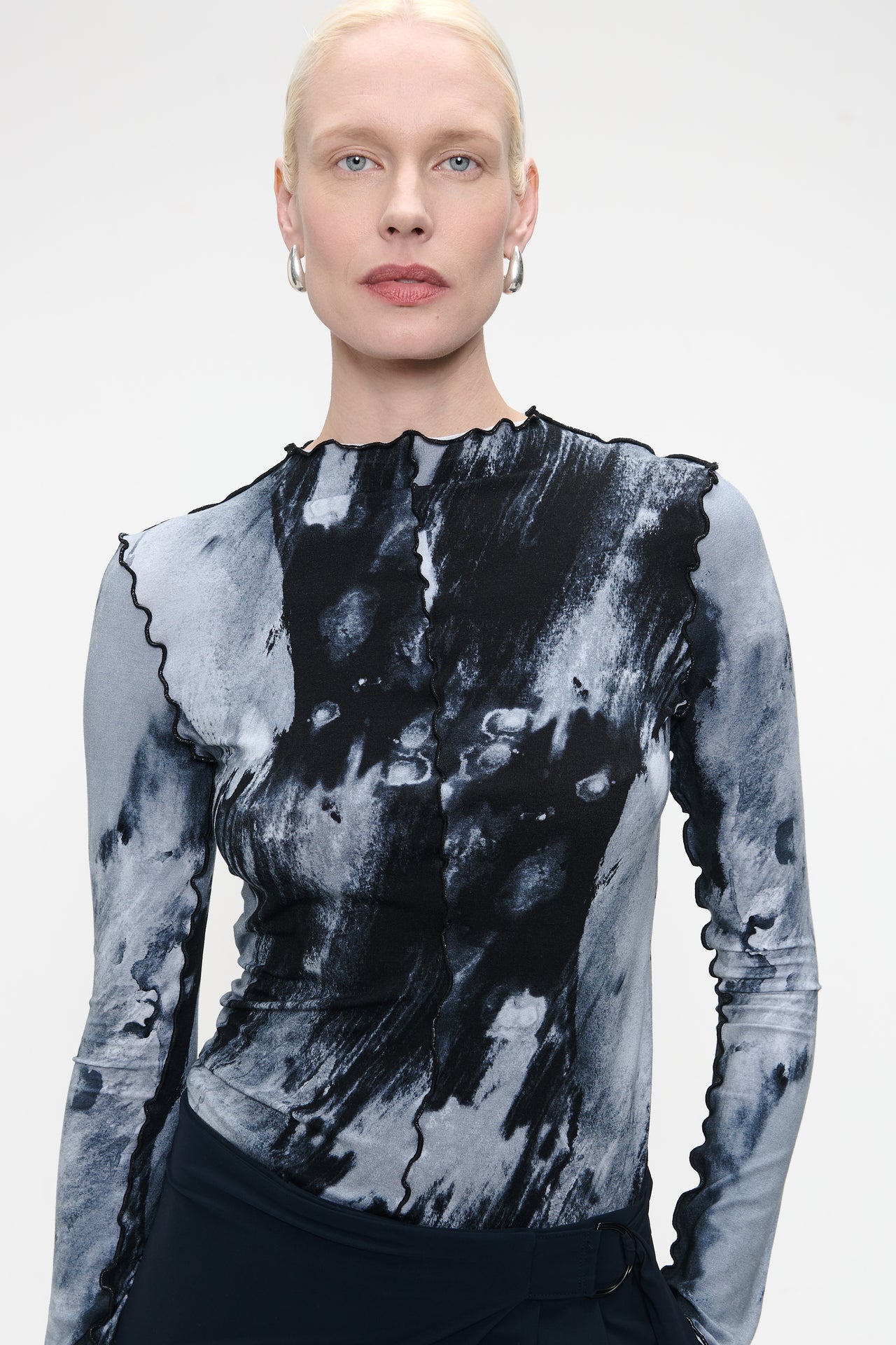 Janette allover print top | Allover