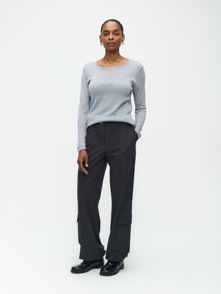 Vella Pants Technical Jersey | Dark Grey