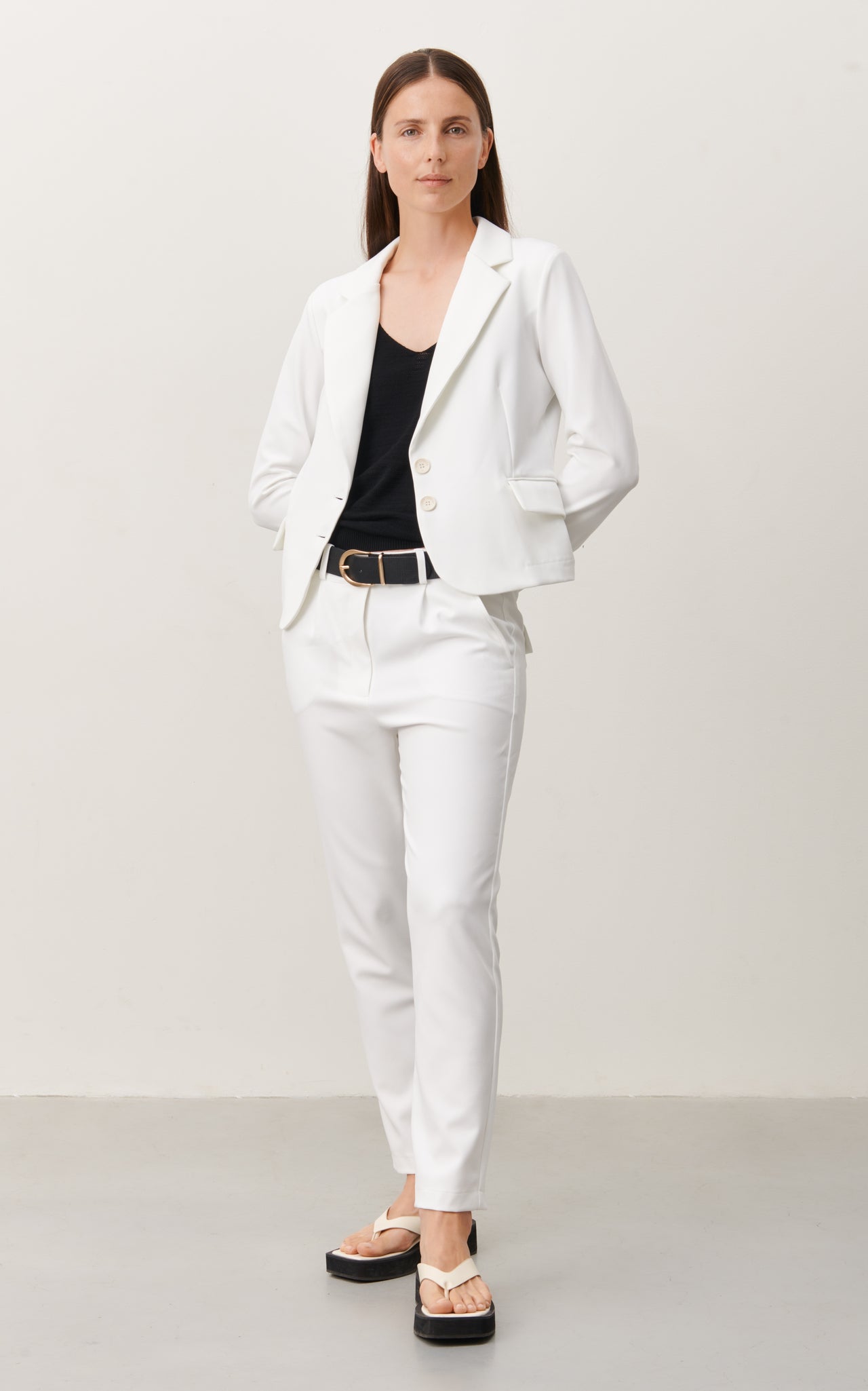 Trend pants technical jersey | Black