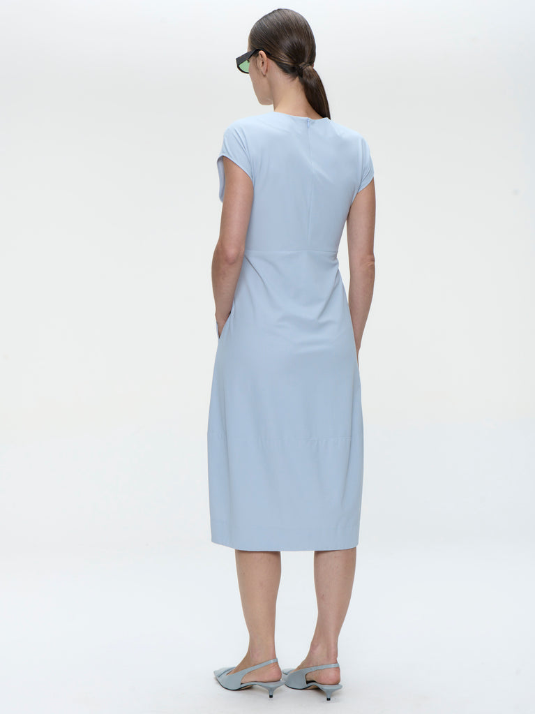 Melva dress technical jersey | Light Blue