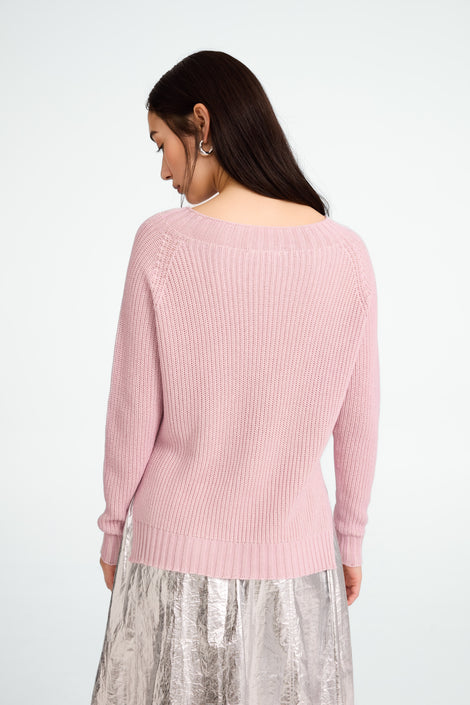 Cotton dayed pullover EU 369 | Pudra