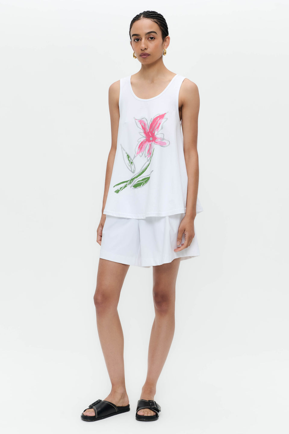 Summer cotton top | White