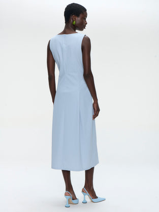 Bonni dress technical jersey | Light Blue