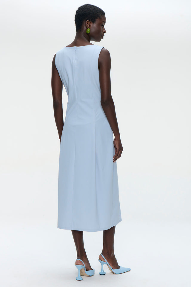 Bonni dress technical jersey | Light Blue
