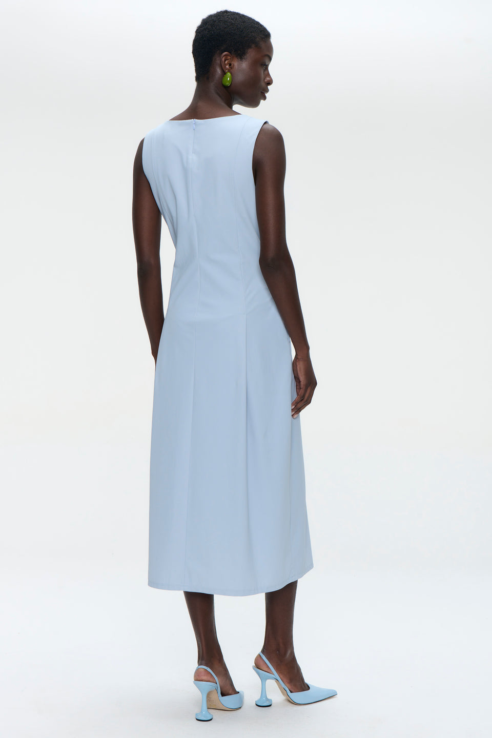 Bonni dress technical jersey | Light Blue