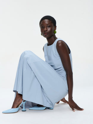 Bonni dress technical jersey | Light Blue