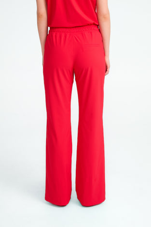 Carola structure technical jersey pants | Red