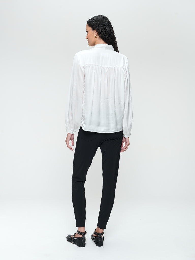 Anija rayon viscose blouse | White