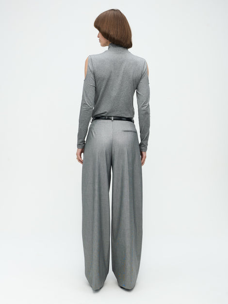 Marga Pants | Grey Silver