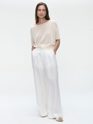 Fine Viscose Top 26011 | Ecru
