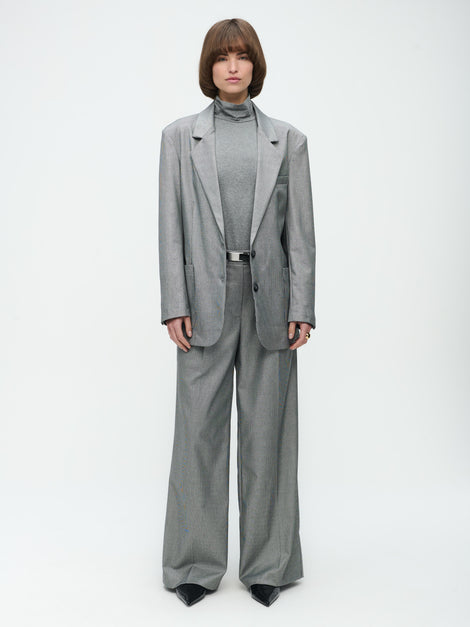 Marga Pants | Grey Silver