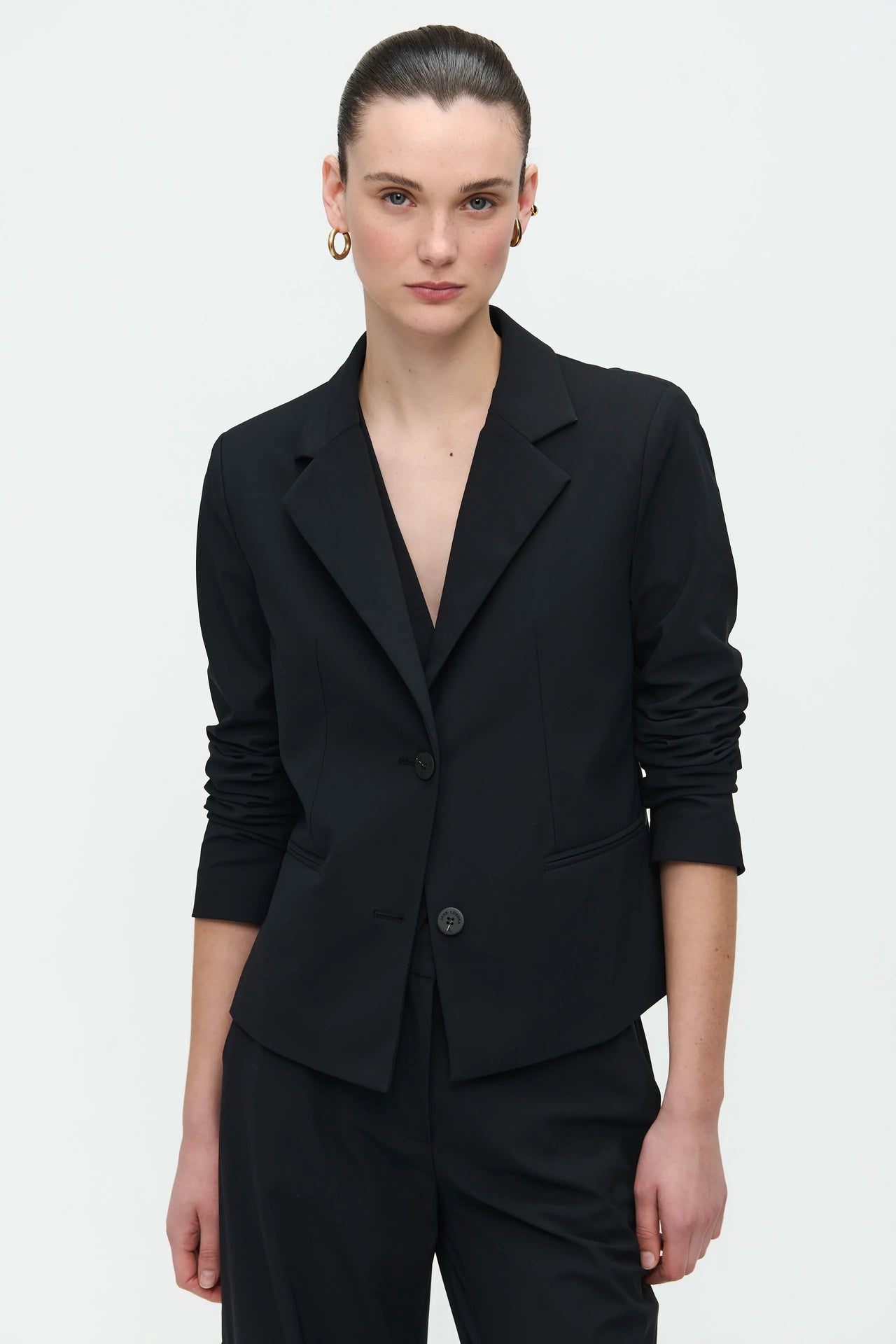 Venecia Blazer Technical Jersey | Black