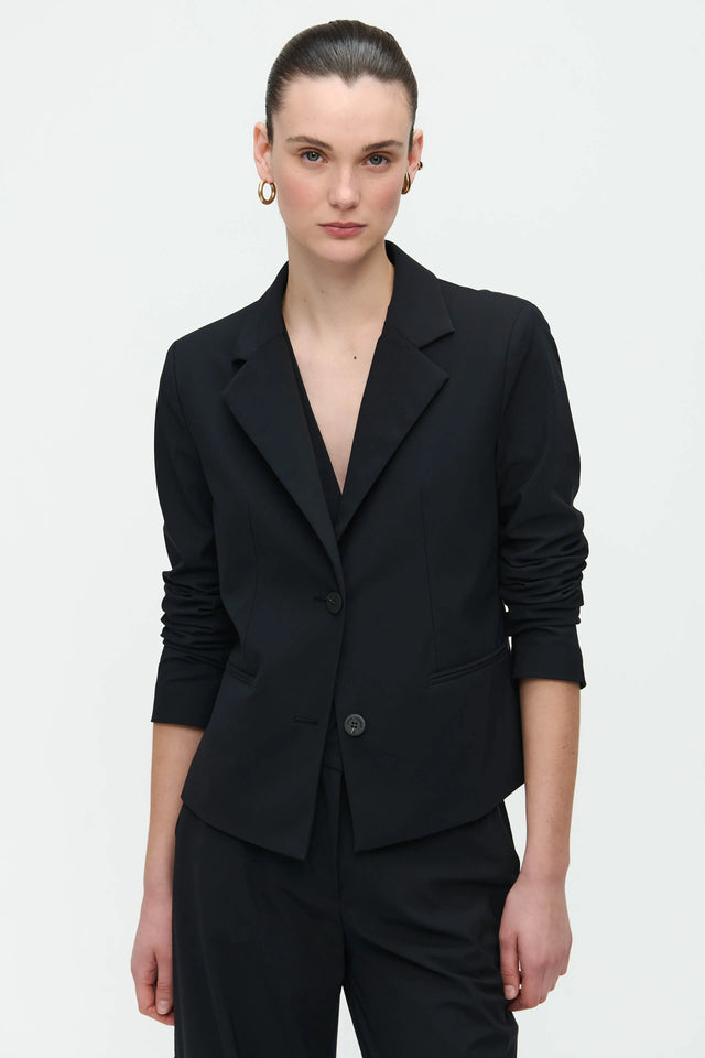 Venecia Blazer Technical Jersey | Black
