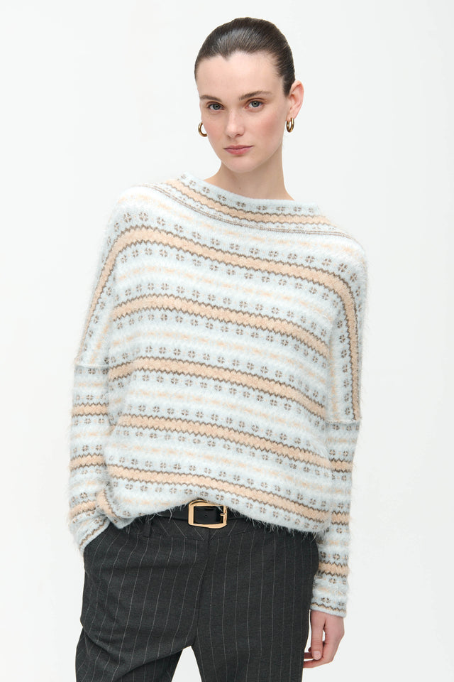 Anys Pullover | Multi Blue