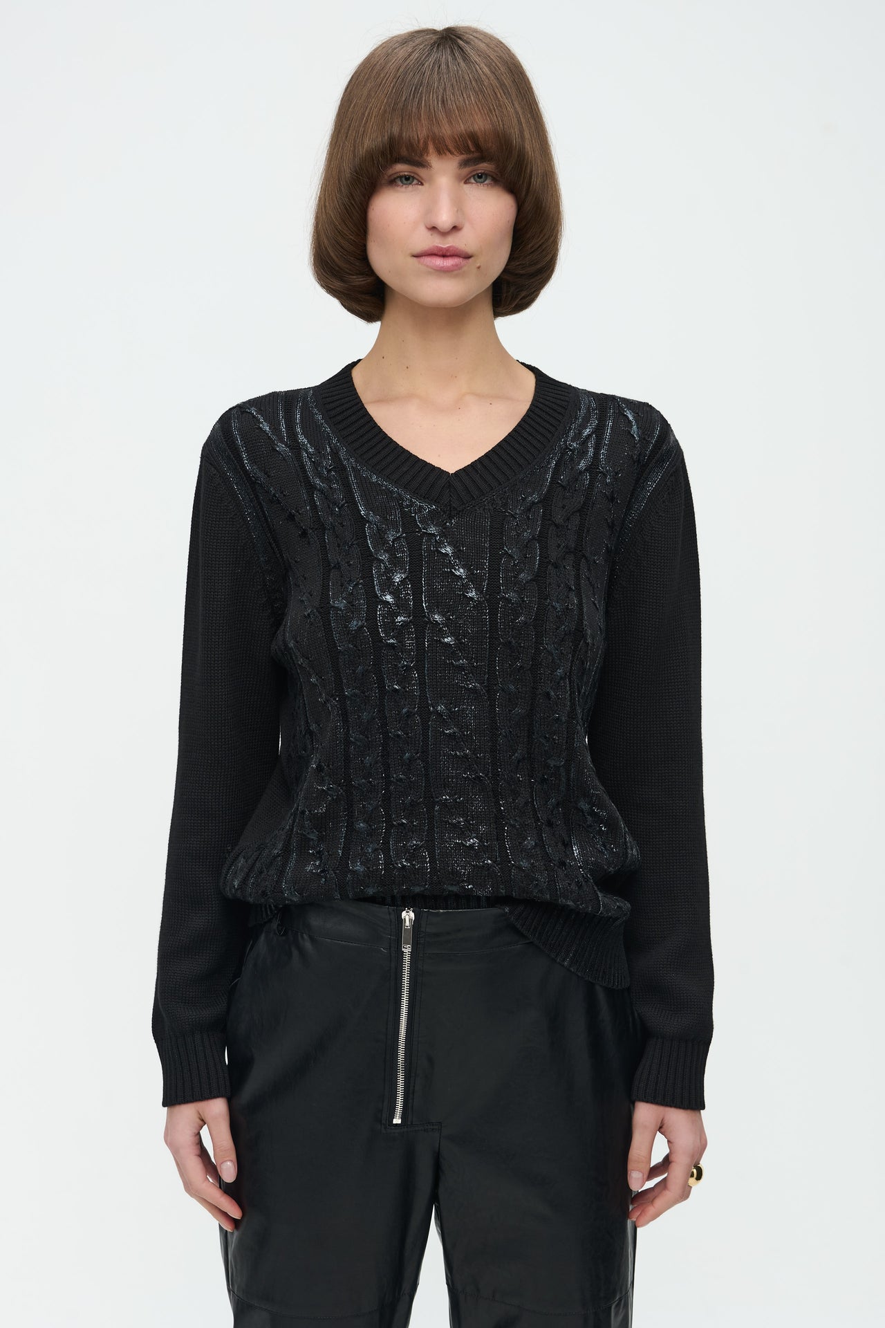 Print Pullover | Black