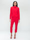 Valentine structure technical jersey pants | Red