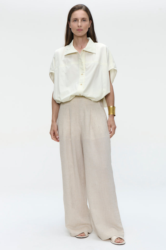 Anda oversized blouse | Yellow