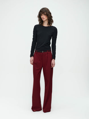 Marion Pants Technical Jersey | Amaranto