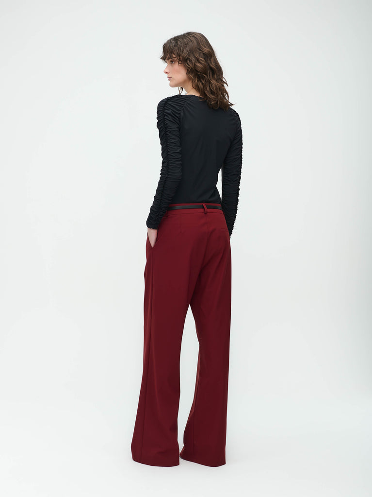 Marion Pants Technical Jersey | Amaranto