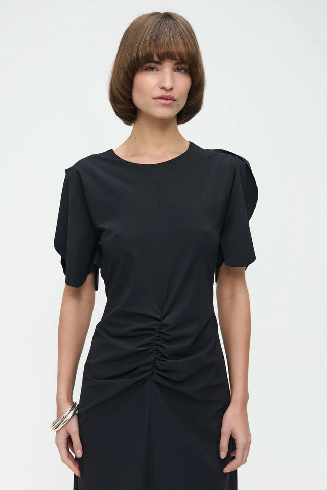 Valerie Dress Technical Jersey | Black