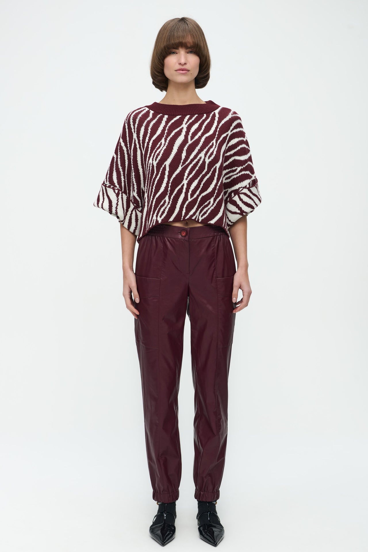 Nouhaila Studio Pullover | Bordo