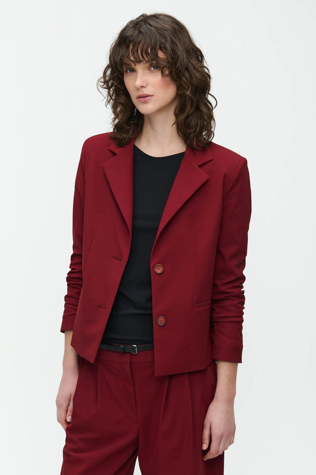 Venecia Blazer Technical Jersey | Amaranto
