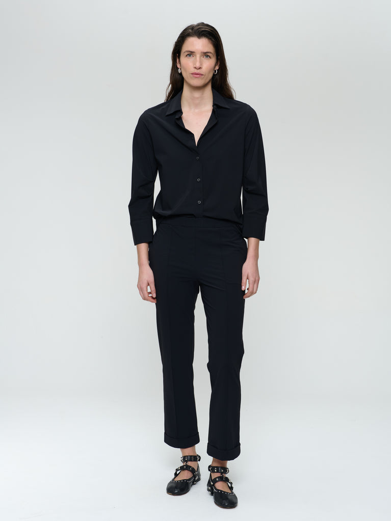 Iva blouse technical jersey | Black