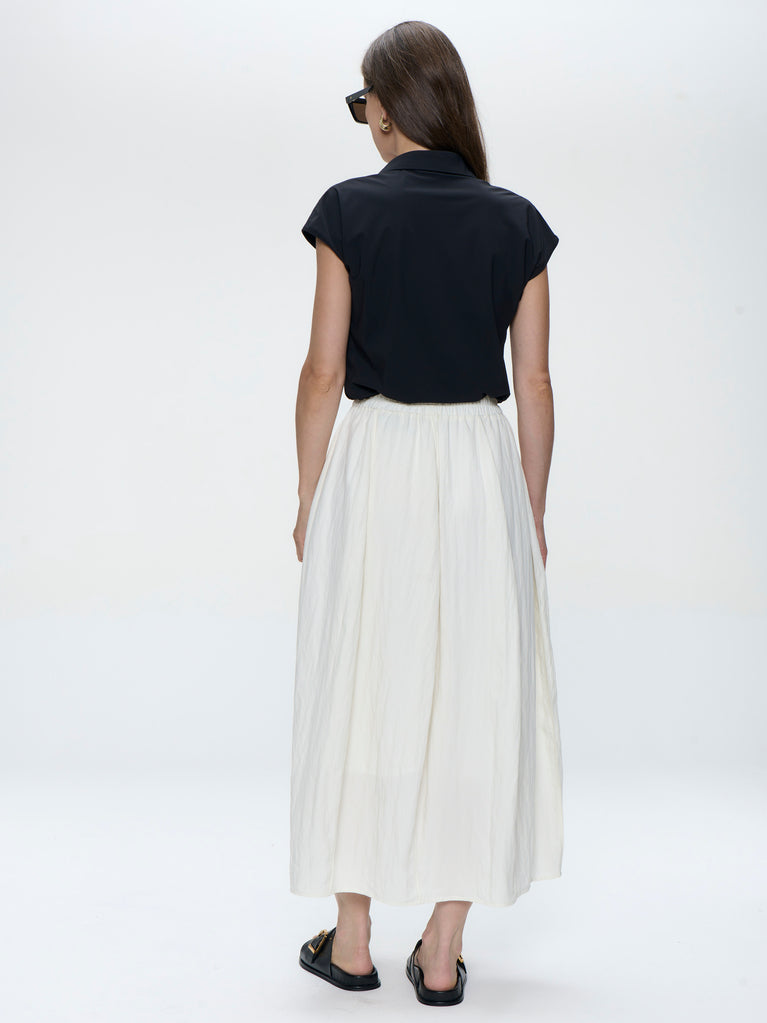 Kitty top technical jersey | Black