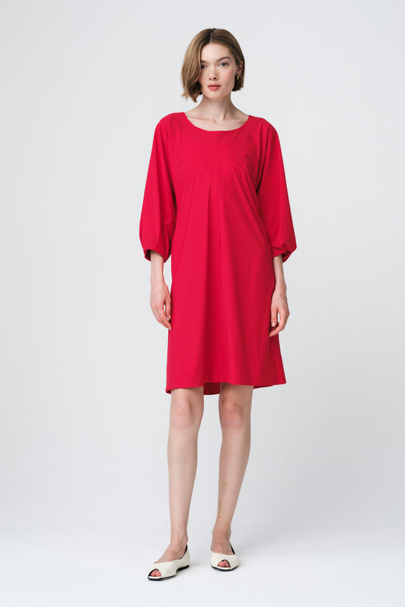 Lide dress technical jersey | Red