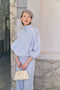 AntinyP structure tech jersay pants | Light Blue