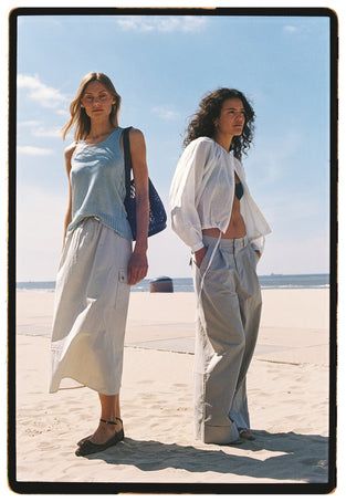 Mura cotton pants | Light Grey
