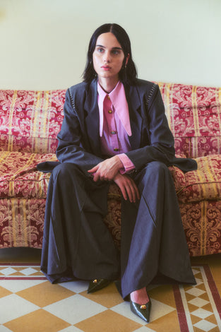 Lux move oversized blazer | Grey