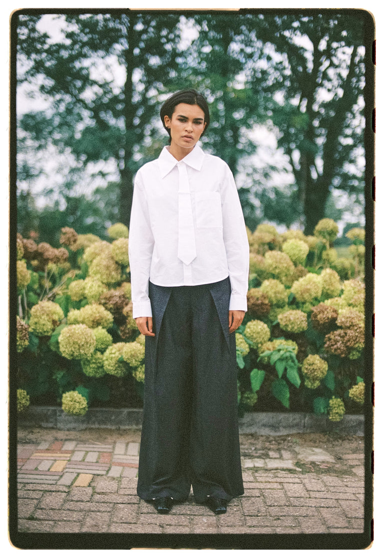 Ruby viscose pants | Grey