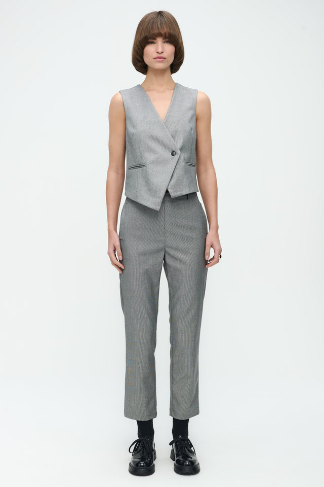 Mirela Pants | Grey Silver