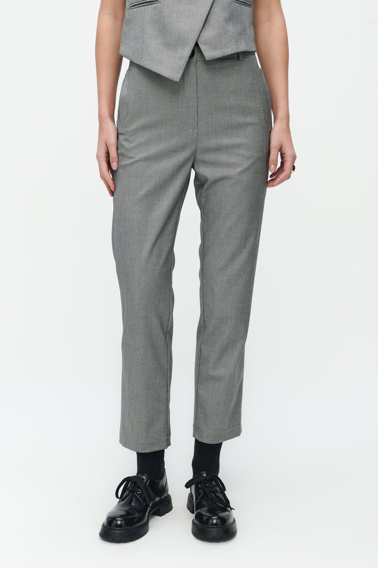 Mirela Pants | Grey Silver
