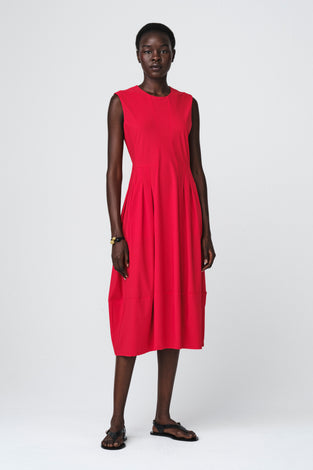 Heide dress technical jersey | Red