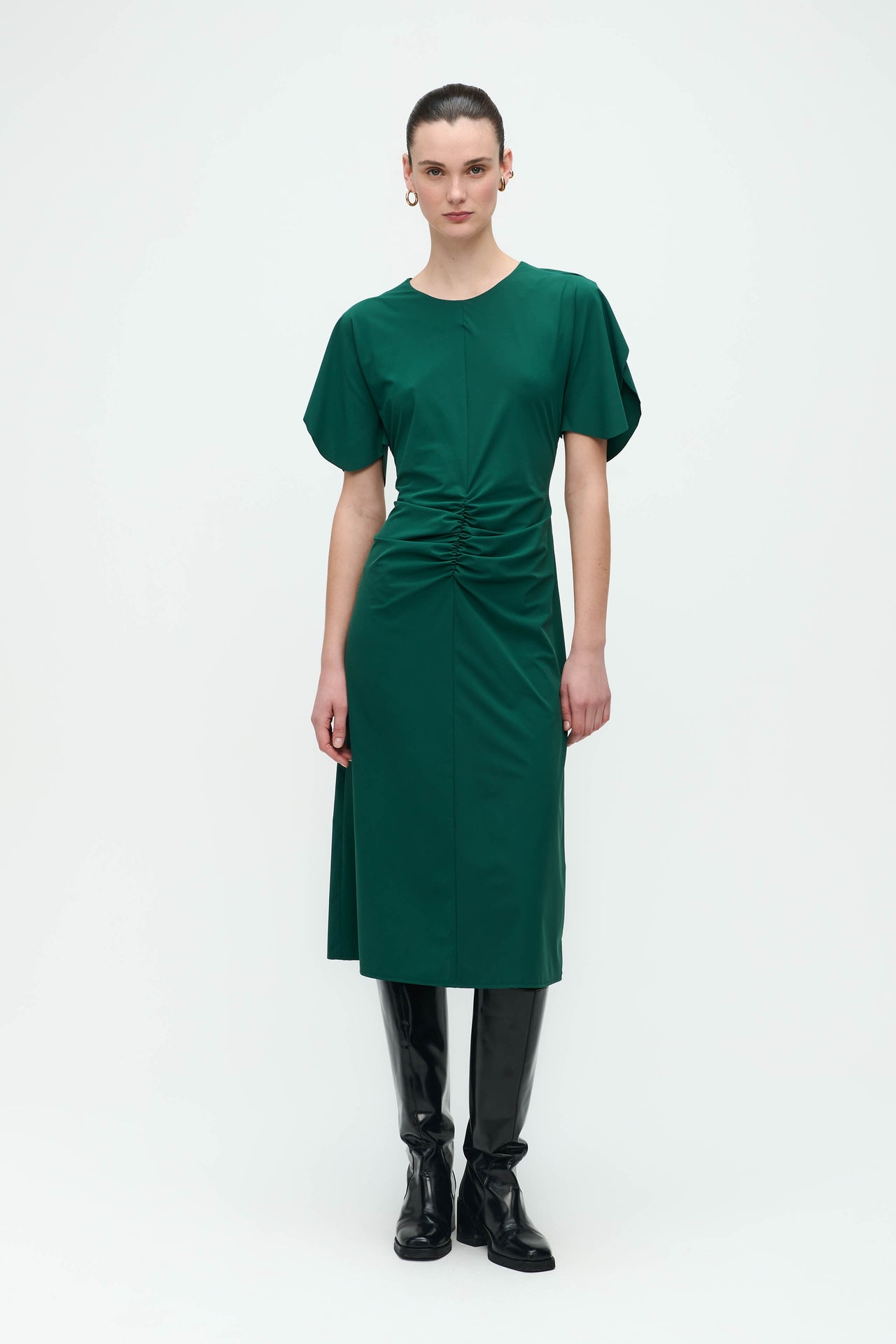 Valerie Dress Technical Jersey | Green