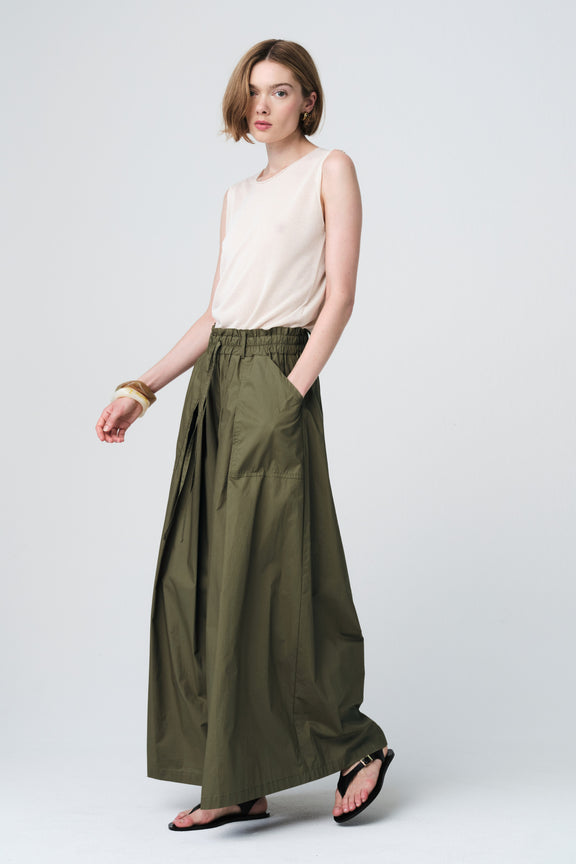 Rapa cotton pants | Army