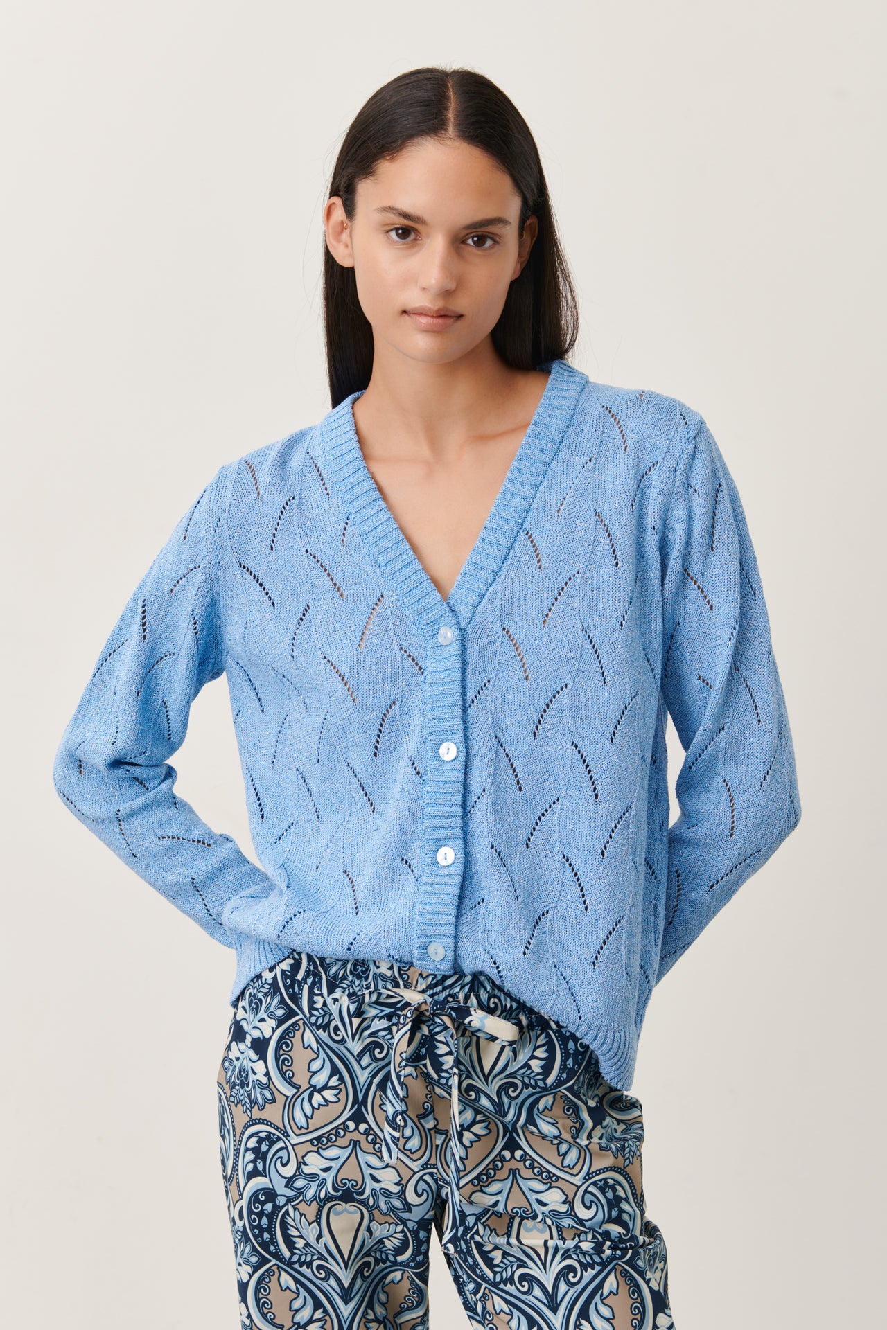 Cardigan 282051 | Light Blue
