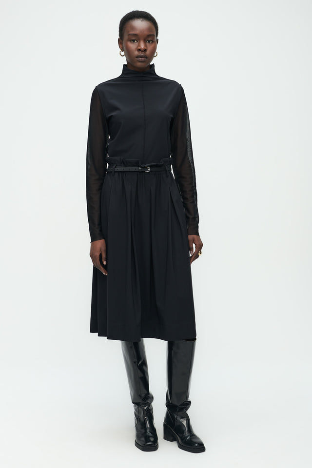 Tim Skirt Technical Jersey | Black