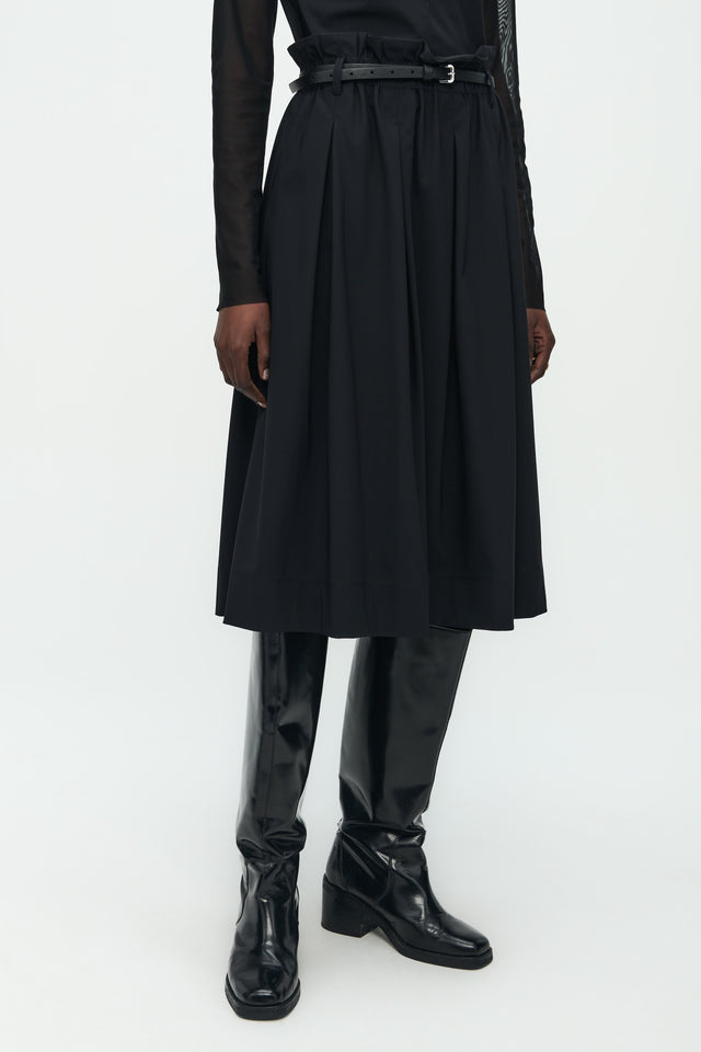 Tim Skirt Technical Jersey | Black