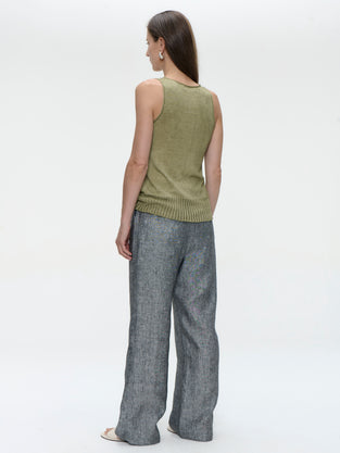 Valentino cotton dyed top | Green