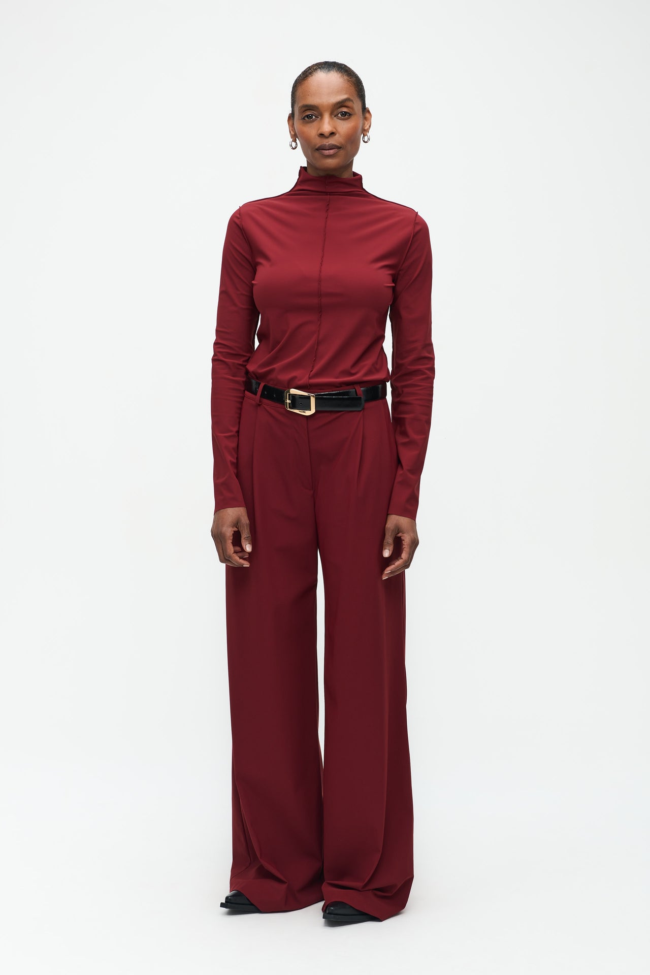 Marga Pants Technical Jersey | Amaranto